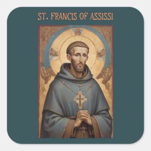 St. Francis von Assisi römisch-katholische Sticker