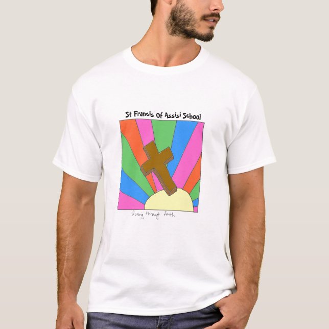 St Francis von Assisi-Schule T T-Shirt (Vorderseite)