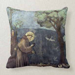St. Francis von Assisi Schutzheilige der Tiere Kissen