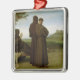 St Francis von Assisi Silbernes Ornament (Links)