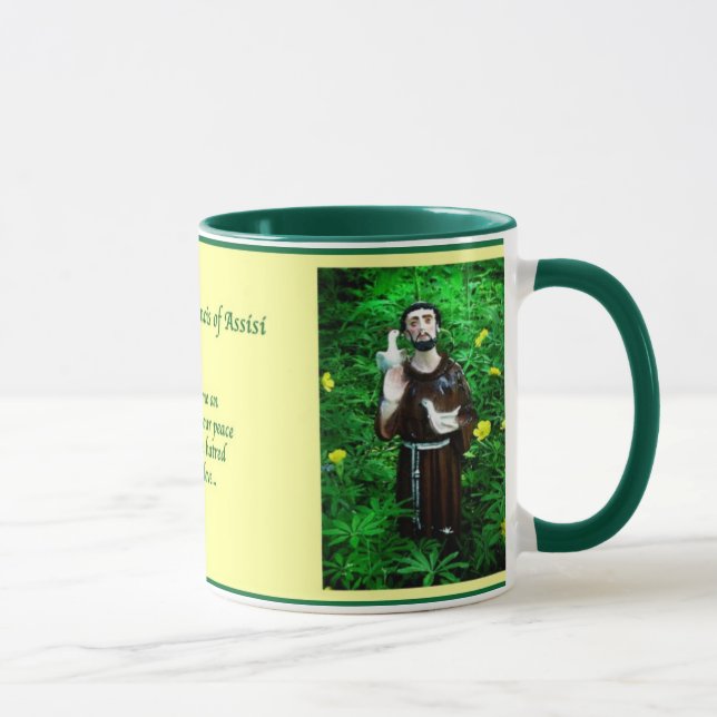 St Francis von Assisi Tasse (Rechts)