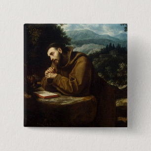 St. Francis von Assisi von Cigoli Button