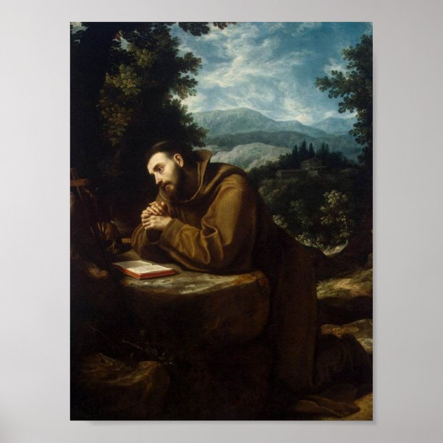 St. Francis von Assisi von Cigoli Poster (Vorne)