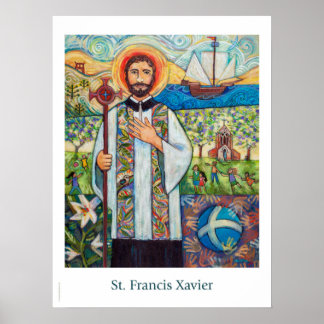 St. Francis Xavier Katholisches Poster