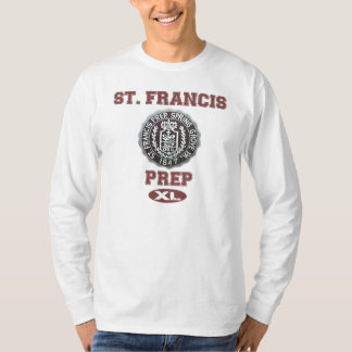St- Francisvorbereitungs-lange Hülse hellfarbige T T-Shirt