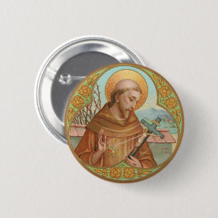 St. Franz von Assisi (BK 002) Button