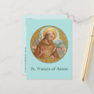 St. Franz von Assisi (BK 002) Postkarte