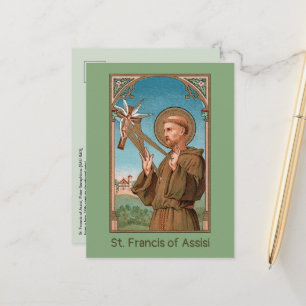 St. Franz von Assisi, Pater Seraphicus (SAU 040) Postkarte
