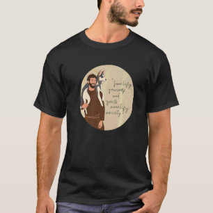 St. Franziskus von Assisi Schutzpatron der Tiere C T-Shirt
