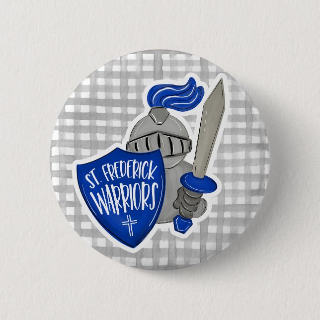 St. Frederick Warriors Button (Vorderseite)
