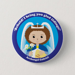 St Gabriel der Erzengel Button