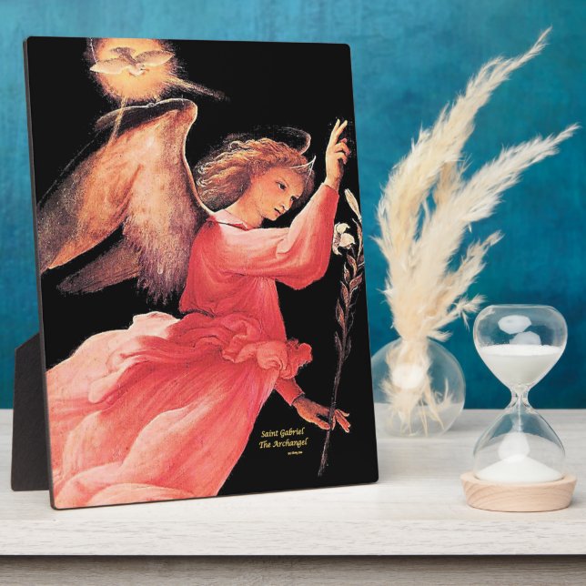 St. Gabriel der Erzengel Fotoplatte (Seite)