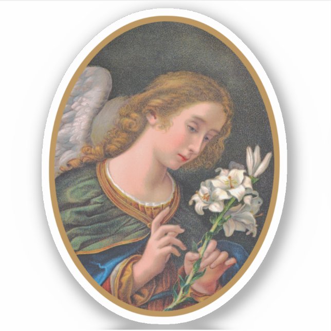 St. Gabriel der Erzengel (M 035) - 1Up Aufkleber (Vorderseite)