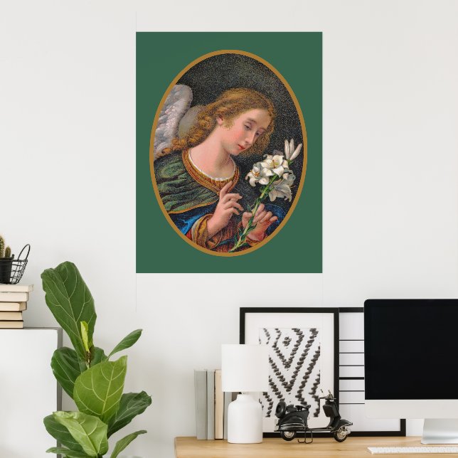 St. Gabriel der Erzengel (M 035) Poster (Heimbüro)
