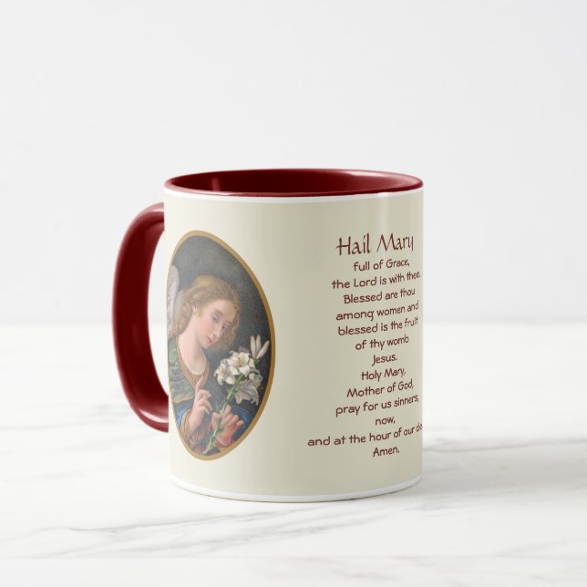 St. Gabriel der Erzengel (M 035) Tasse (Vorderseite Links)