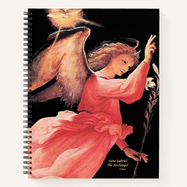 St. Gabriel der Erzengel Notizbuch (Vorderseite)