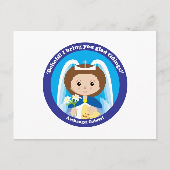 St. Gabriel der Erzengel Postkarte (Vorderseite)
