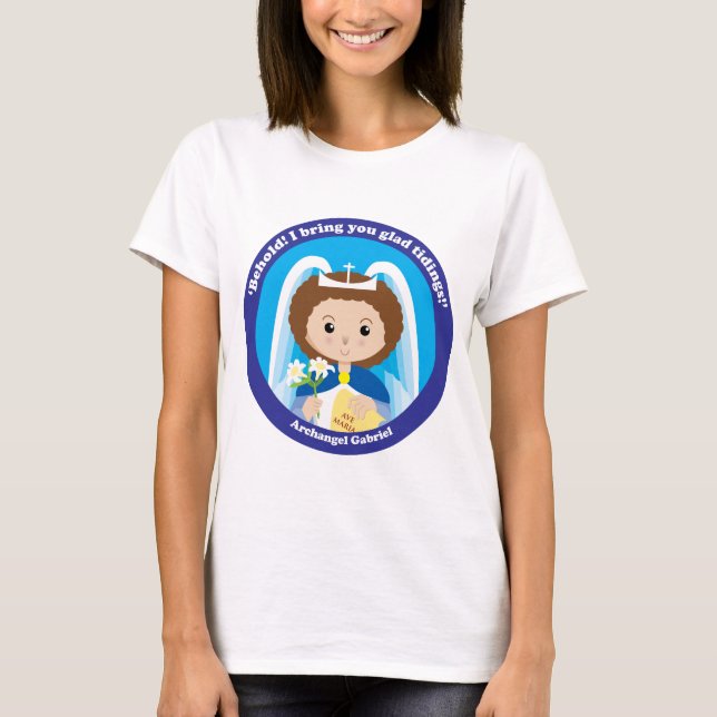 St. Gabriel der Erzengel T-Shirt (Vorderseite)
