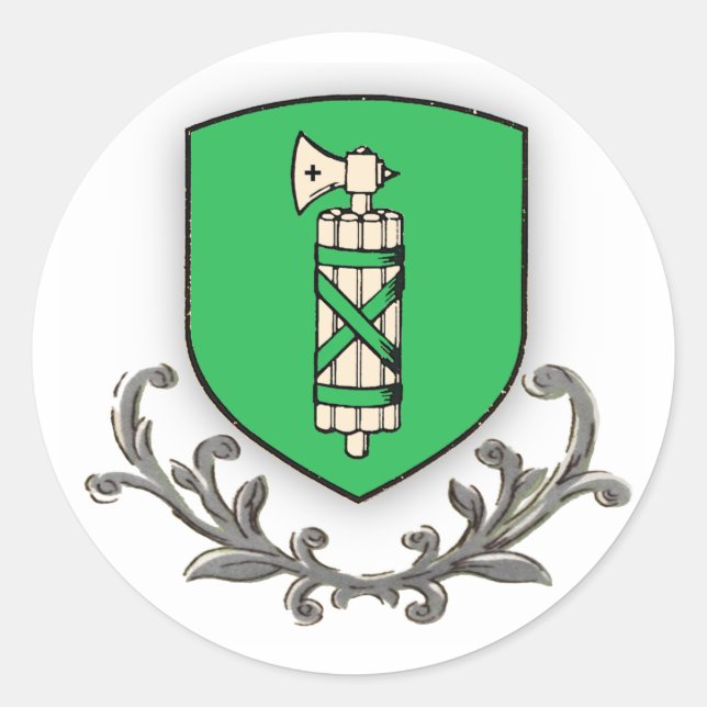St. Gallen Runder Aufkleber (Vorderseite)