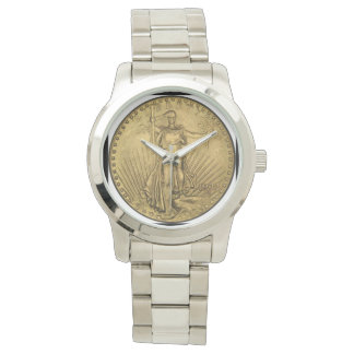 St. Gaudens (Double Eagle Gold Coin) Männeruhr Armbanduhr