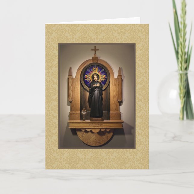 St. Gemma Galgani Shrine, Kenosha, WI Karte (Vorderseite)