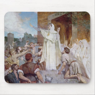 St. Genevieve, der das Parisians beruhigt Mousepad