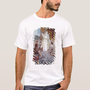 St. Genevieve, der das Parisians beruhigt T-Shirt