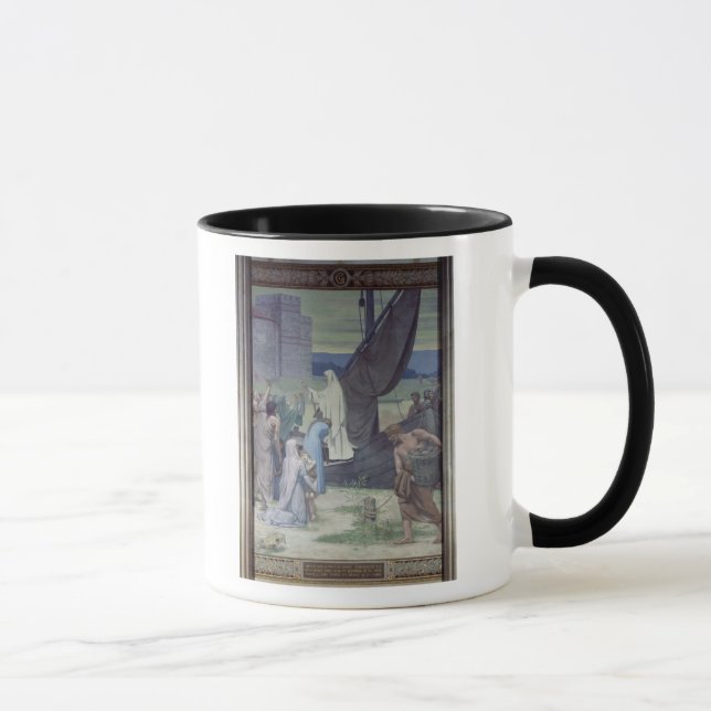 St. Genevieve, der Versorgungen holt Tasse (Rechts)
