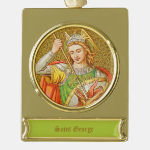 St. Georg (SNV 13) Banner-Ornament Gold
