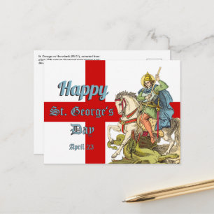 St. Georg zu Pferd (BS 01) Postkarte
