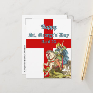 St. Georg zu Pferd (BS 01) Postkarte