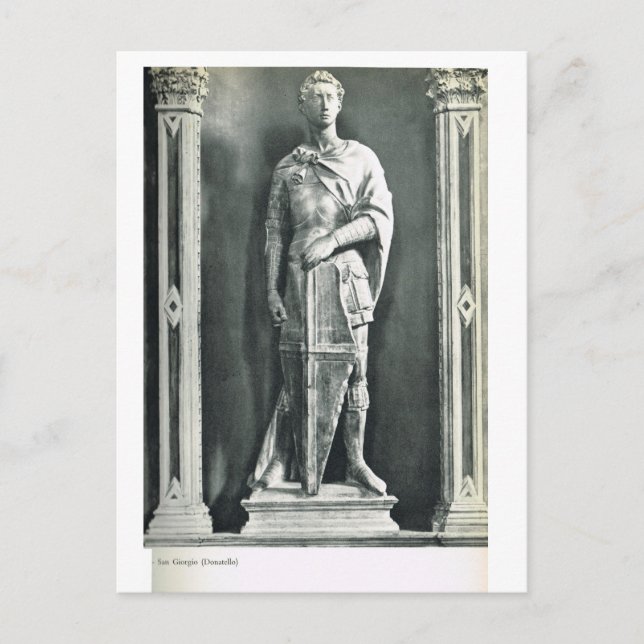 St George, Donatello Postkarte (Vorderseite)