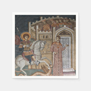St George durch das Schloss Serviette