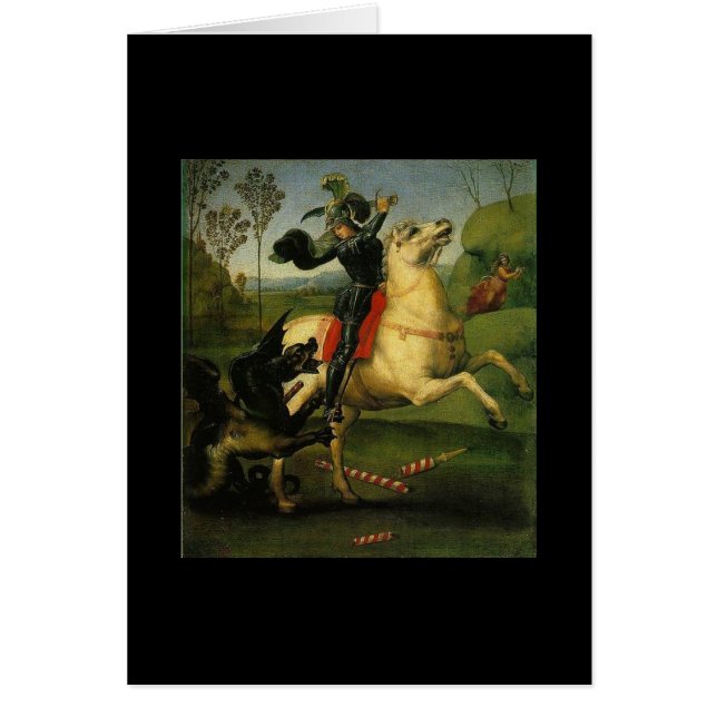 St George et le dragon par Raphael (1483-1520) (Devant)