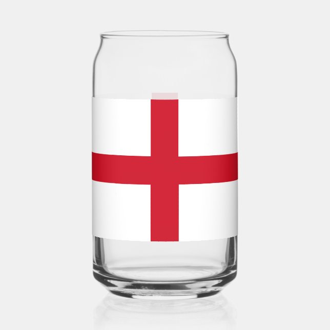 St. George ~ Flagge von England Dosenglas (Vorderseite)