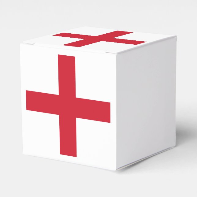 St. George ~ Flagge von England Geschenkschachtel (Vorderseite)
