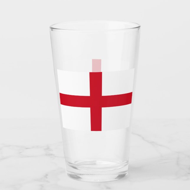 St. George ~ Flagge von England Glas (Vorderseite)