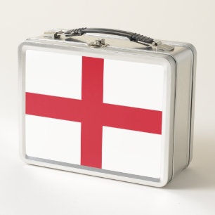 St. George ~ Flagge von England Metall Brotdose