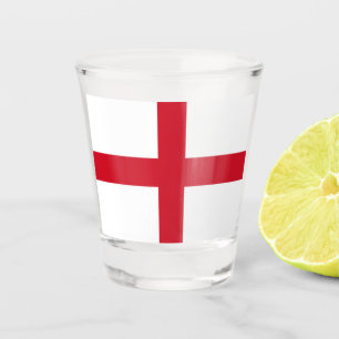St. George ~ Flagge von England  Schnapsglas