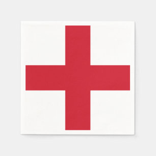 St. George ~ Flagge von England Serviette