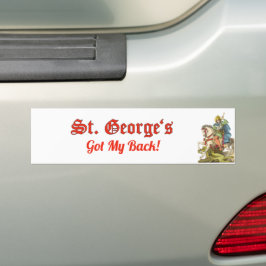 St. George on Horseback (BS 01) Autoaufkleber