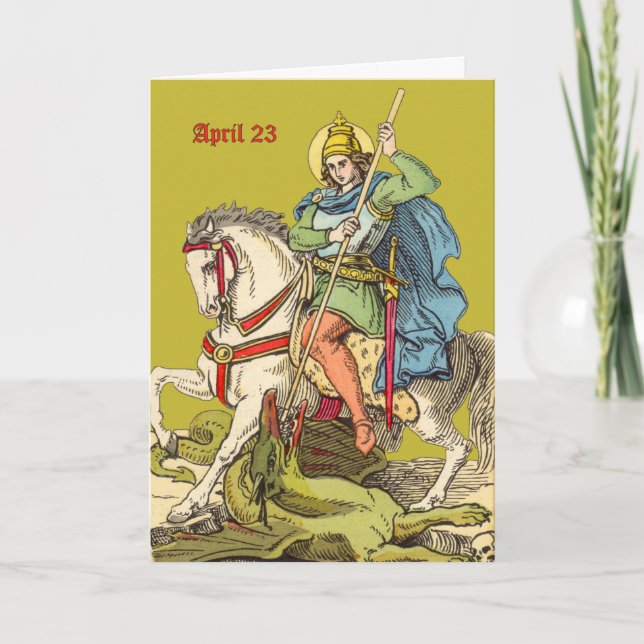 St. George on Horseback (BS 01) Karte (Vorderseite)