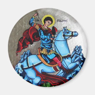 St George Orthodox Icon Magnet