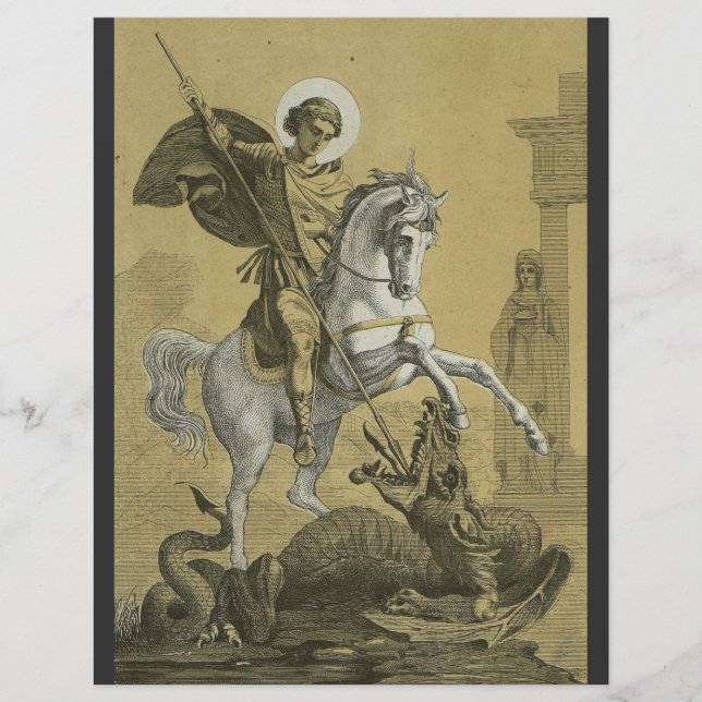 St. George Patron in England Flyer (Vorne)