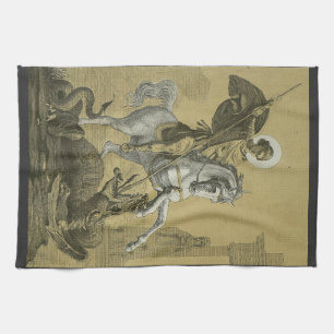 St. George Patron in England Geschirrtuch