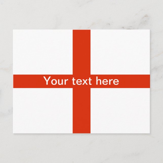 St George Post Card (Personalize your text) Postkarte (Vorderseite)