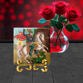 St. George rettet die Prinzessin Fliese