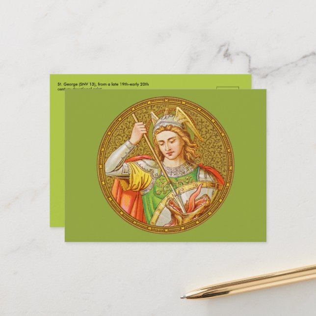 St. George (SNV 13) Postkarte (Vorderseite/Rückseite Beispiel)