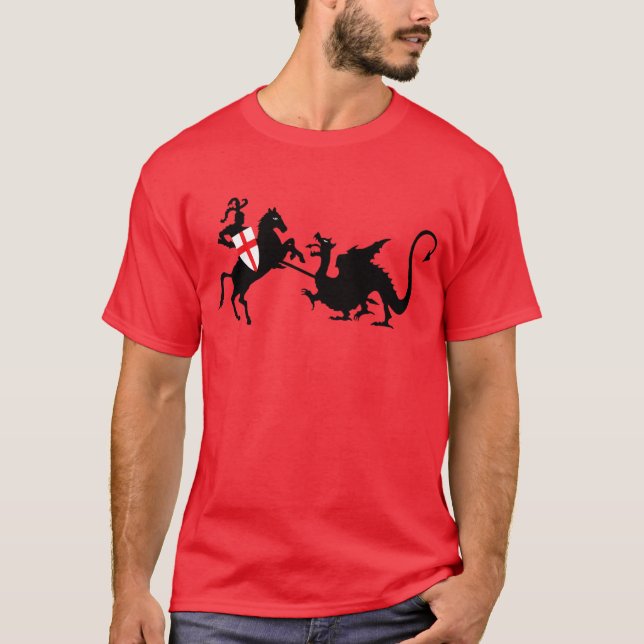 St George Tagesenglischflagge T-Shirt (Vorderseite)