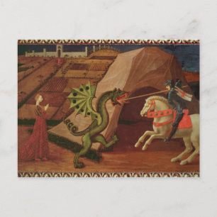 St. George und der Drache, c.1439-40 Postkarte